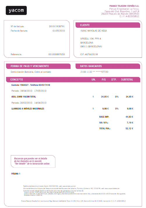  Minol USA business utility bill 